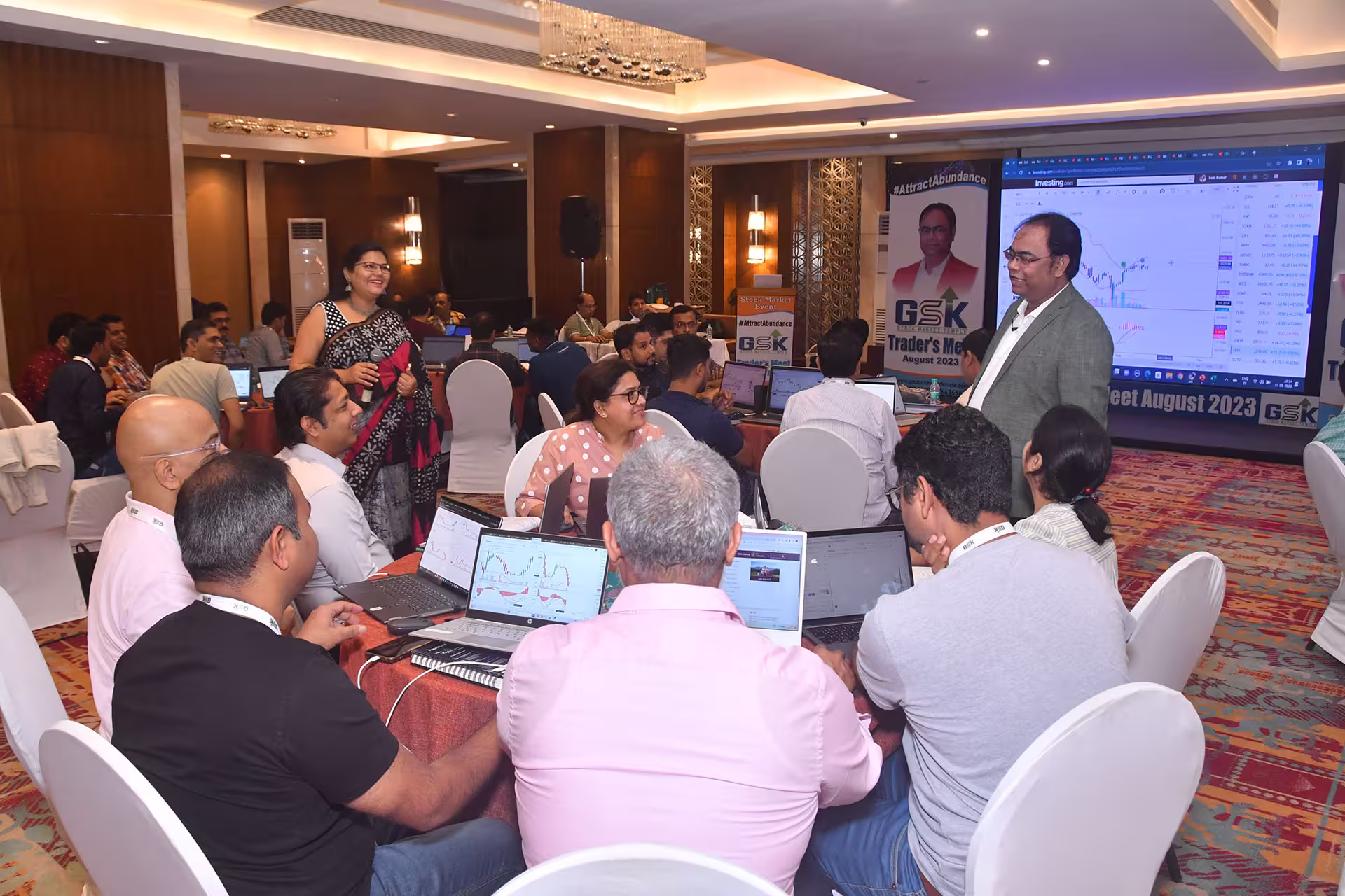 Trader Meet of (3rd day of Aug-23 ) previous batch student of stock market course millionaire Trading Program-organized by Salil Chaudhary