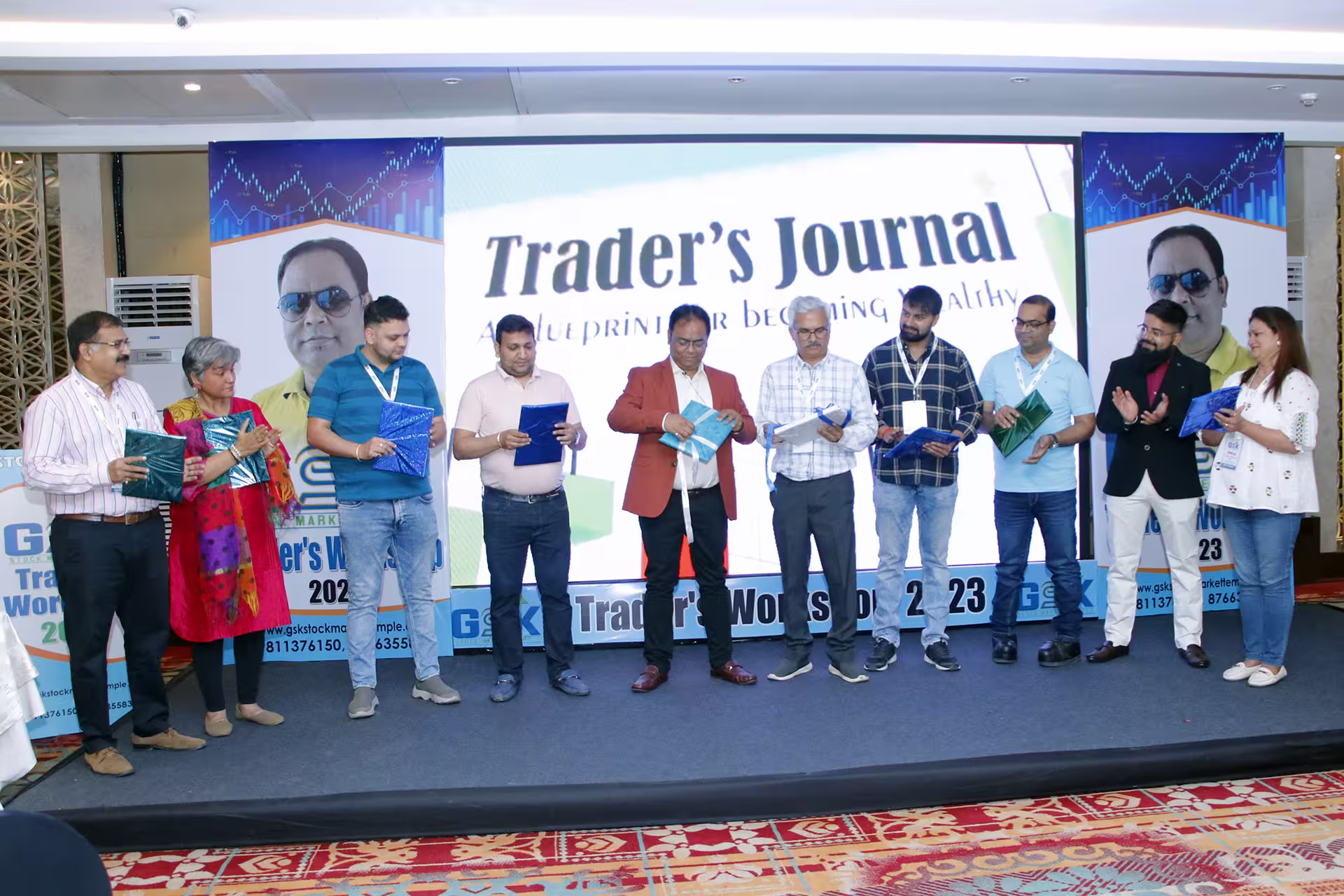Trader Meet of (1st day of April-23 ) previous batch student of stock market course millionaire Trading Program-organized by Salil Chaudhary