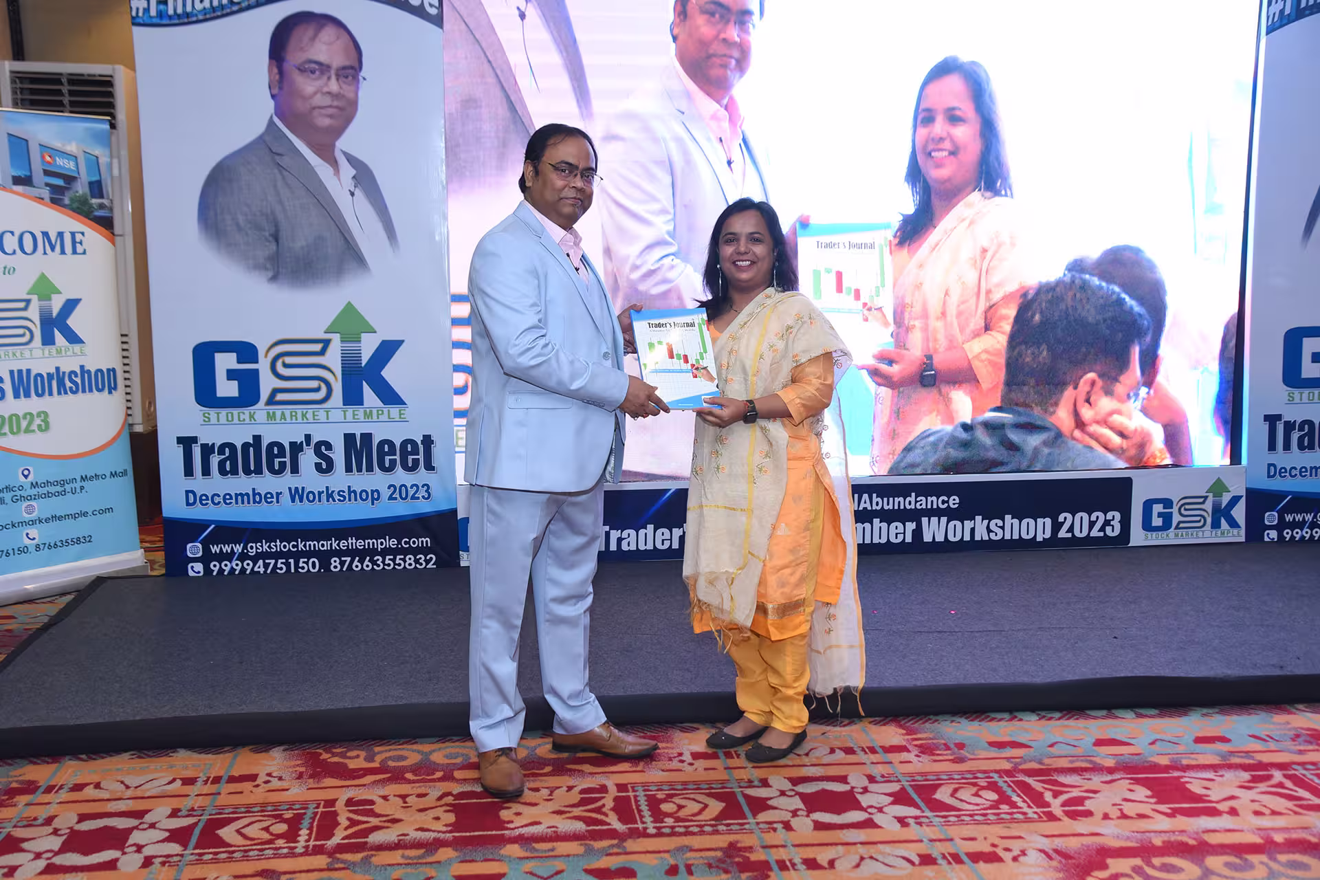 Trader Meet of (1st day of Dec-23 ) previous batch student of stock market course millionaire Trading Program-organized by Salil Chaudhary